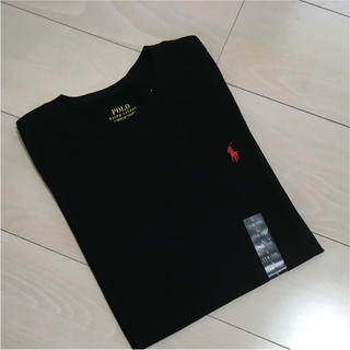 ラルフローレン(Ralph Lauren)の新品未使用  RALPH LAUREN ワンポイントTシャツ  黒  L(Tシャツ/カットソー)