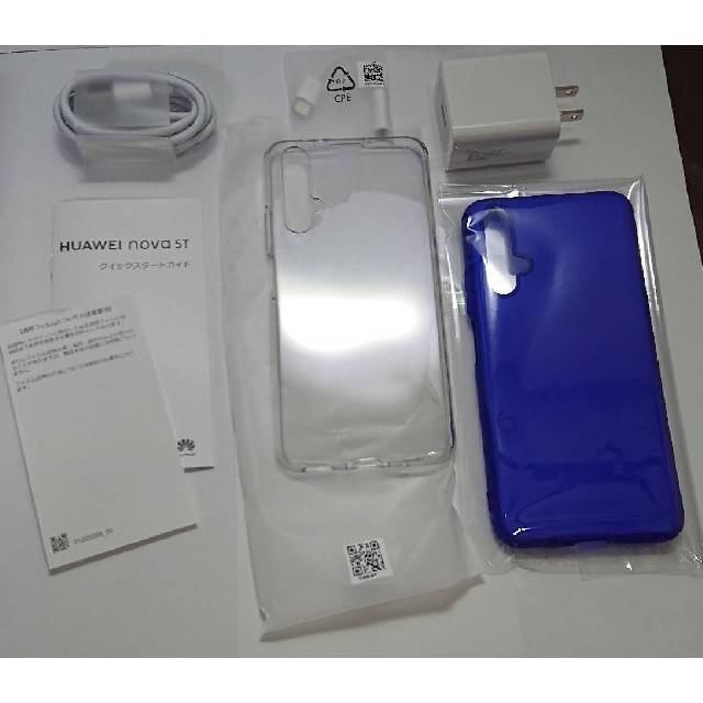 Huawei nova5t 8/128gb クラッシュブルー 日本版 美品 3