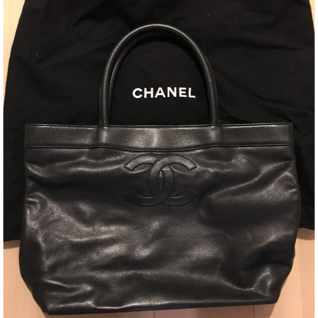 CHANEL レザートートバッグ