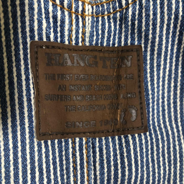 HANG TEN(ハンテン)のHANG TEN デニム ジャンパースカート　80㎝ キッズ/ベビー/マタニティのベビー服(~85cm)(スカート)の商品写真
