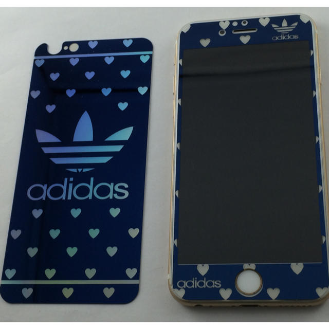 adidas(アディダス)の海外限定アディダス強化ガラスフィルム選択 スマホ/家電/カメラのスマホアクセサリー(iPhoneケース)の商品写真