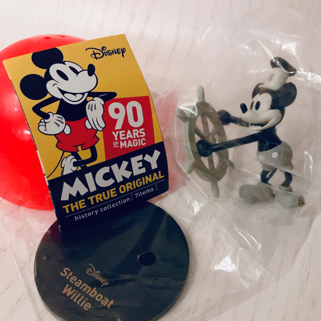 Disney(ディズニー)のヒストリーコレクション 90周年記念 蒸気船ウィリー（新品未使用） エンタメ/ホビーのおもちゃ/ぬいぐるみ(キャラクターグッズ)の商品写真