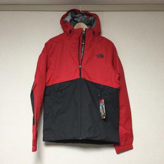 ザノースフェイス(THE NORTH FACE)の★海外限定★ノースフェイス マウンテンパーカ 赤グレーM★(マウンテンパーカー)