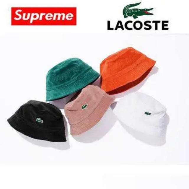 Supreme(シュプリーム)のsupreme×lacoste バケットハット メンズの帽子(ハット)の商品写真