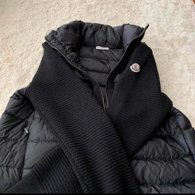 MONCLER(モンクレール)のMONCLER モンクレール ニットダウン ダウンジャケット レディースのジャケット/アウター(ダウンジャケット)の商品写真