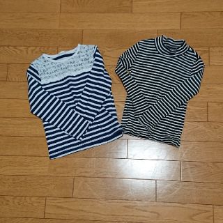 ユニクロ(UNIQLO)の110ボーダーカットソー(Tシャツ/カットソー)