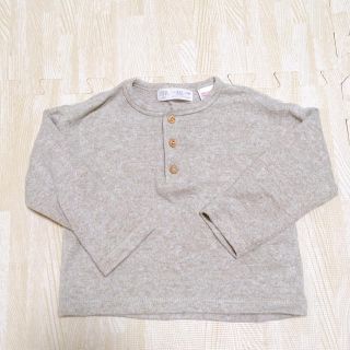 ザラ(ZARA)の【新品】ZARAmini ソフトニット風カットソー(ニット/セーター)