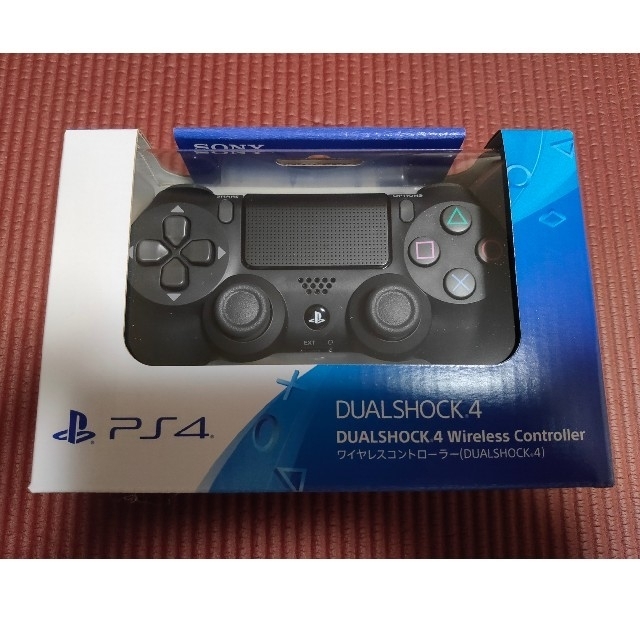 PlayStation4(プレイステーション4)の【新品未開封】PS4 コントローラー DUALSHOCK 4 ジェットブラック エンタメ/ホビーのエンタメ その他(その他)の商品写真