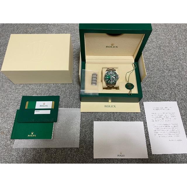 ROLEX(ロレックス)のRolex ロレックス サブマリーナデイト 116610LV グリーン文字盤  メンズの時計(腕時計(アナログ))の商品写真