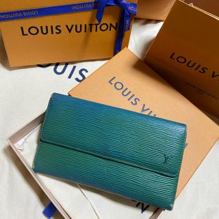 ルイヴィトン(LOUIS VUITTON)のLOUIS VUITTON ルイヴィトン　エピ　三つ折り財布　ポルトフォイユ(財布)