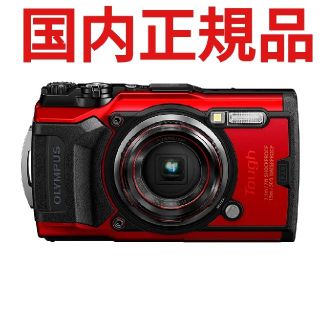 オリンパス(OLYMPUS)の【新品未使用】OLYMPUS TOUGH TG-6 レッド(コンパクトデジタルカメラ)