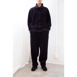 「COMOLI 2020AW新作 ベロアジャージトラックジャケット サイズ
