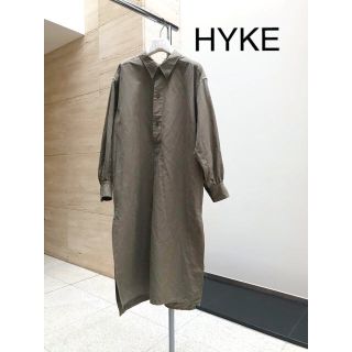 ハイク(HYKE)の★美品★HYKE あったかリネンシャツワンピース(ロングワンピース/マキシワンピース)