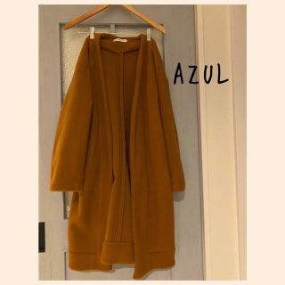 アズールバイマウジー(AZUL by moussy)のAZUL♥ CAMEL BROWN ゆったりガウンコート(ロングコート)