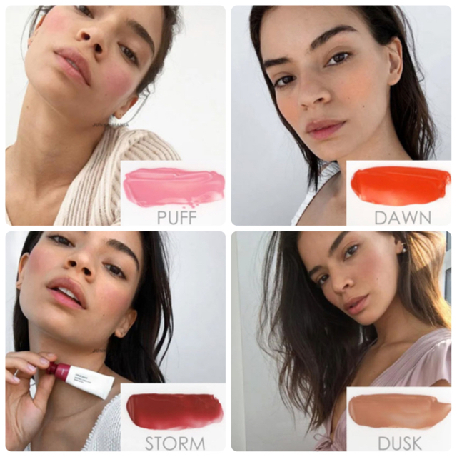 Kylie Cosmetics(カイリーコスメティックス)の新品未使用⭐︎グロッシアー⭐︎チーク&リップサンプル4種 コスメ/美容のベースメイク/化粧品(チーク)の商品写真