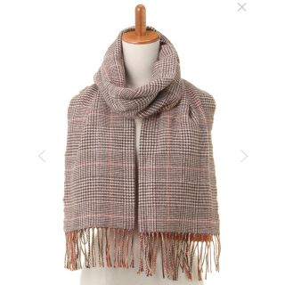 バーバリーブルーレーベル(BURBERRY BLUE LABEL)のブルーレーベル クレストブリッジ  チェック柄マフラー　ショール　リバーシブル(マフラー/ショール)