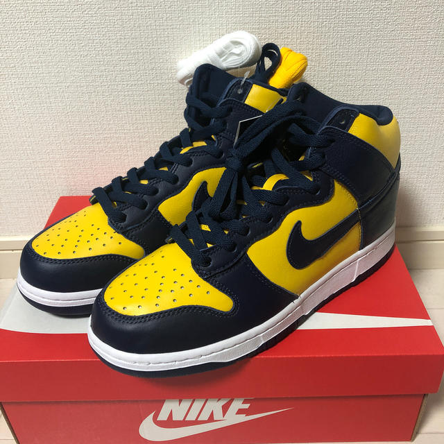 NIKE ナイキ DUNK HIGH Michigan ダンク ミシガン - スニーカー