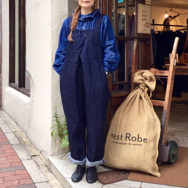 nest Robe - nR デニムフロントホックサロペットの通販 by SUUUUUU ...