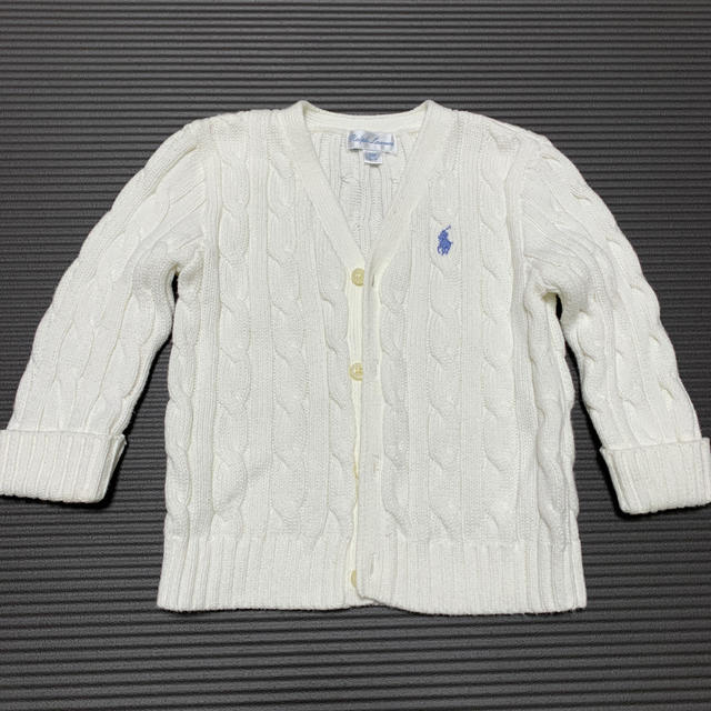 Ralph Lauren(ラルフローレン)のラルフローレン　ニット　カーディガン　80 キッズ/ベビー/マタニティのベビー服(~85cm)(カーディガン/ボレロ)の商品写真