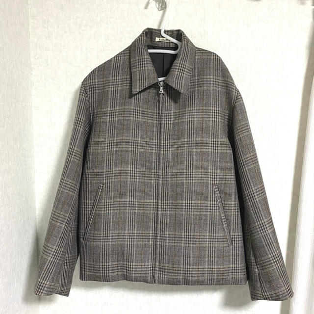 AURALEE 17AW チェックブルゾン