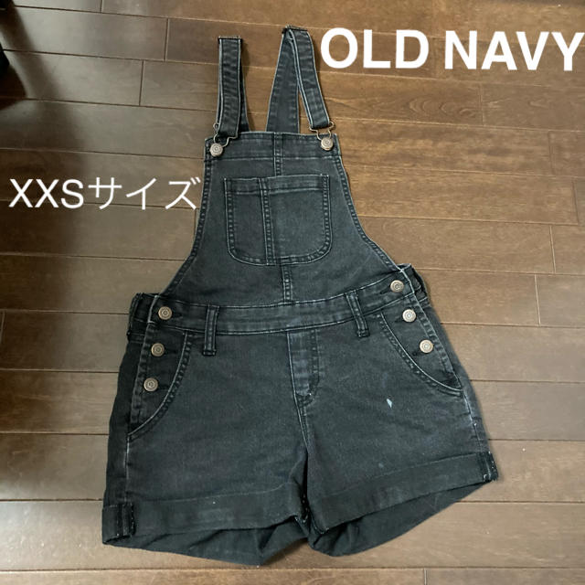 Old Navy(オールドネイビー)のOLD NAVY サロペット　黒　ブラック レディースのパンツ(サロペット/オーバーオール)の商品写真