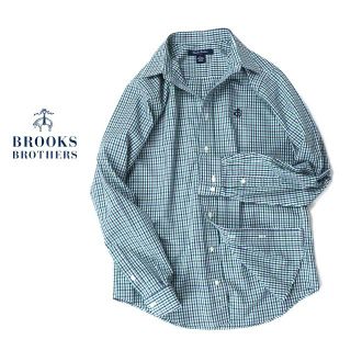 ブルックスブラザース(Brooks Brothers)の超美品★ブルックスブラザーズ　スモールチェックシャツ(シャツ/ブラウス(長袖/七分))