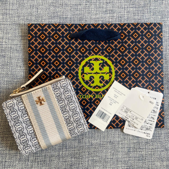 Tory Burch(トリーバーチ)の新品国内正規品！タグ&紙袋付き★TORY BURCH 折り財布★ レディースのファッション小物(財布)の商品写真