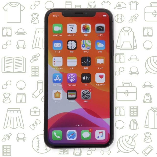 Apple(アップル)の【C】iPhoneX/64/SIMフリー スマホ/家電/カメラのスマートフォン/携帯電話(スマートフォン本体)の商品写真