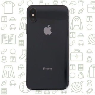 アップル(Apple)の【C】iPhoneX/64/SIMフリー(スマートフォン本体)