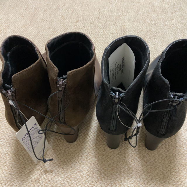 GU(ジーユー)の【未使用】GU ショートブーツ 2足セット レディースの靴/シューズ(ブーツ)の商品写真