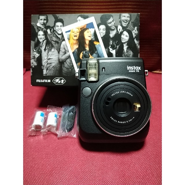 富士フイルム - 富士フィルム チェキ instax mini70 ブラックの通販 by
