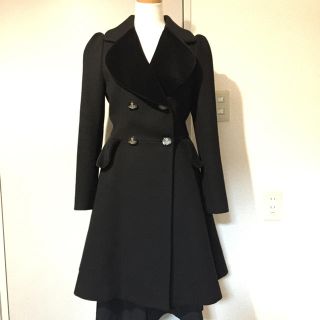 ヴィヴィアンウエストウッド(Vivienne Westwood)のRED LABEL ラブ襟 プリンセスコート black (チェスターコート)