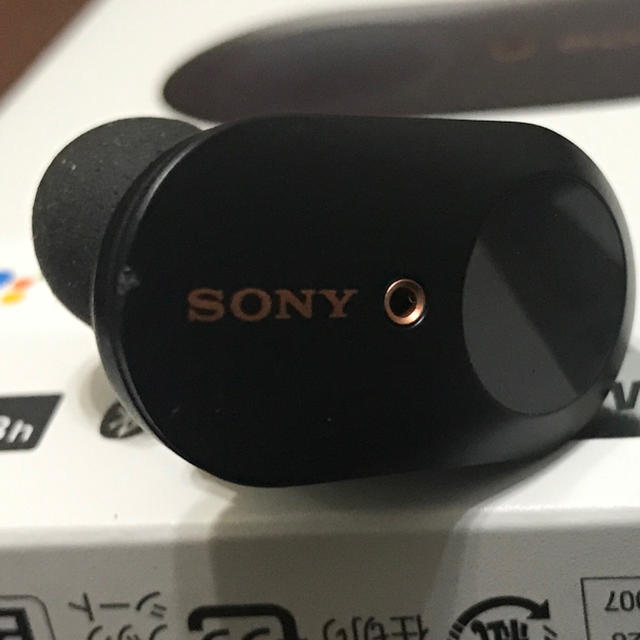 SONY(ソニー)のSONY WF-1000XM3(Black)  ノイズキャンセリング イヤホン スマホ/家電/カメラのオーディオ機器(ヘッドフォン/イヤフォン)の商品写真