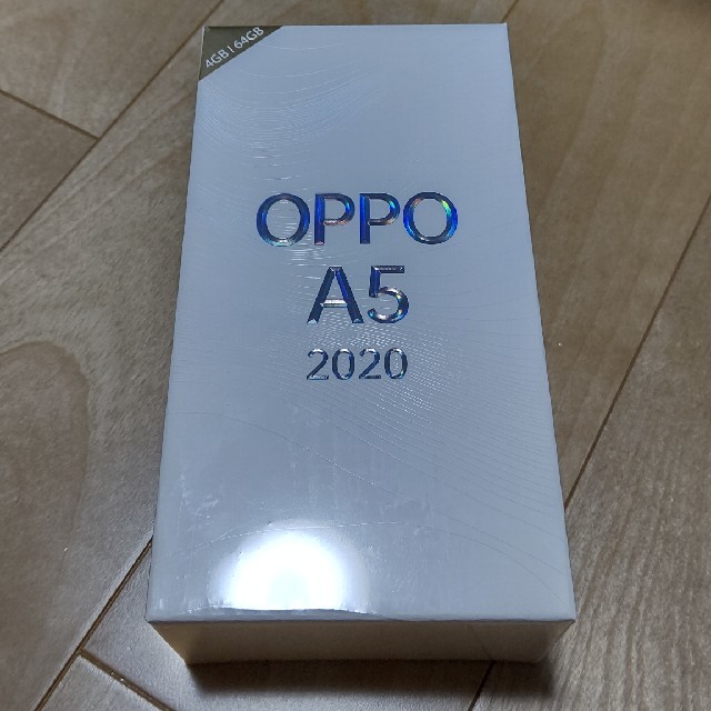 新品未使未開封品 版SIMフリーOPPO A5 2020「BLUE」