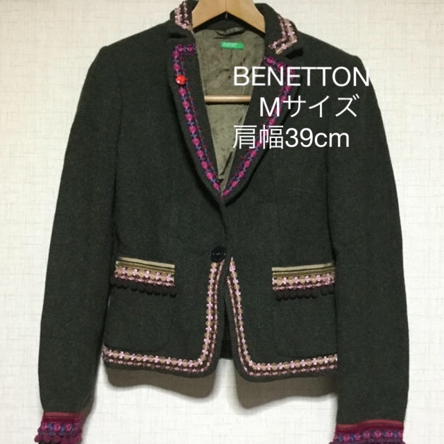 BENETTON(ベネトン)の*値下げ ¥2444→¥1777  ベネトン ジャケット レディースのジャケット/アウター(テーラードジャケット)の商品写真