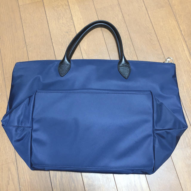 LANVIN en Bleu(ランバンオンブルー)の‼️昼12時まで限定価格‼️ランバンオンブルー リボン トートバッグ ネイビー レディースのバッグ(トートバッグ)の商品写真