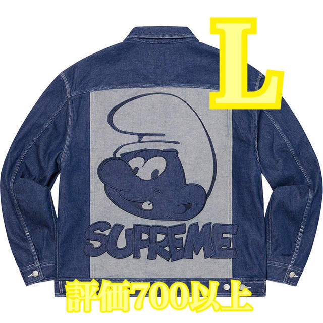 Supreme(シュプリーム)の★デニム★Supreme Smurfs Denim Trucker Jacket メンズのジャケット/アウター(Gジャン/デニムジャケット)の商品写真