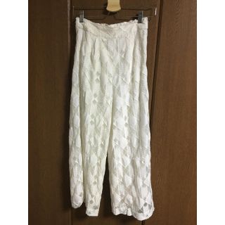 ダブルクローゼット(w closet)のwcloset レースパンツ(カジュアルパンツ)