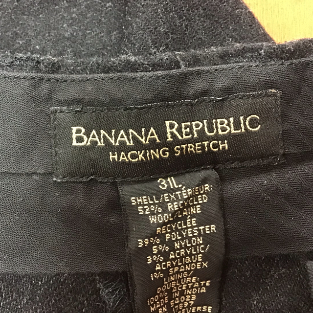 Banana Republic(バナナリパブリック)のBanana Ripublic ウールスラックス　パンツ メンズのパンツ(スラックス)の商品写真