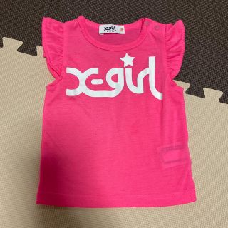 エックスガールステージス(X-girl Stages)のx-girl トップス(Ｔシャツ)