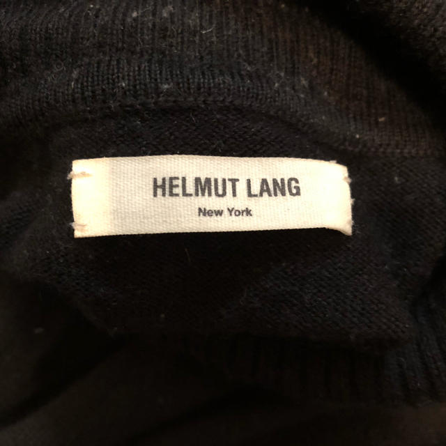 HELMUT LANG(ヘルムートラング)のヘルムートラング タートルネック ニット S 黒 メンズのトップス(ニット/セーター)の商品写真
