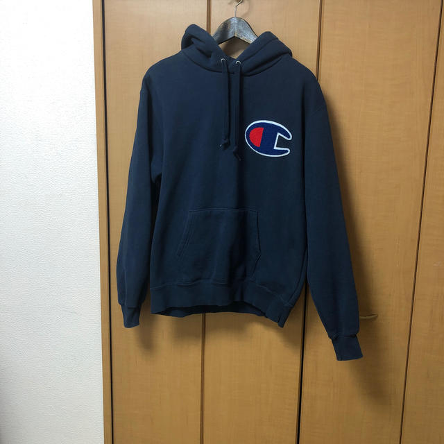 Champion(チャンピオン)のチャンピオン パーカー ネイビー XL usa製   メンズのトップス(パーカー)の商品写真