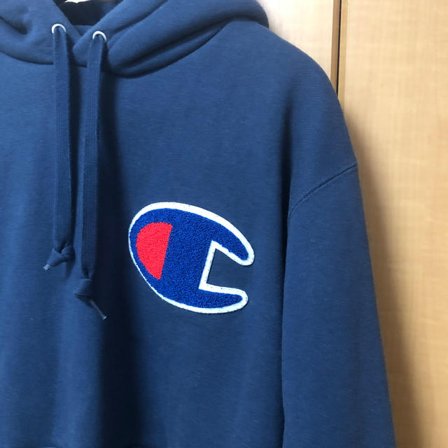 Champion(チャンピオン)のチャンピオン パーカー ネイビー XL usa製   メンズのトップス(パーカー)の商品写真