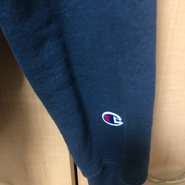 Champion(チャンピオン)のチャンピオン パーカー ネイビー M 美品 USA製 ヴィンテージ メンズのトップス(パーカー)の商品写真