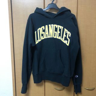 チャンピオン(Champion)のチャンピオン パーカー ネイビー M 美品 USA製 ヴィンテージ(パーカー)