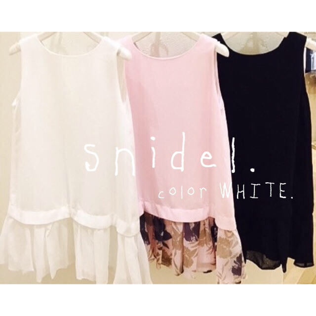 snidel完売シンプルワンピース♡