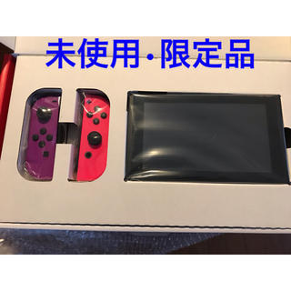 ニンテンドースイッチ(Nintendo Switch)のNintendo Switch ネオンパープル/ネオンピンク(家庭用ゲーム機本体)