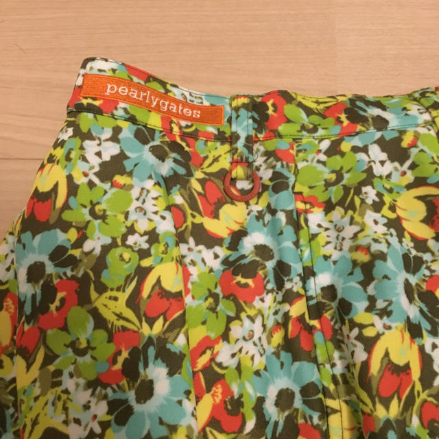 PEARLY GATES(パーリーゲイツ)の新品 花柄スカートキュロット size0 レディースのスカート(ミニスカート)の商品写真