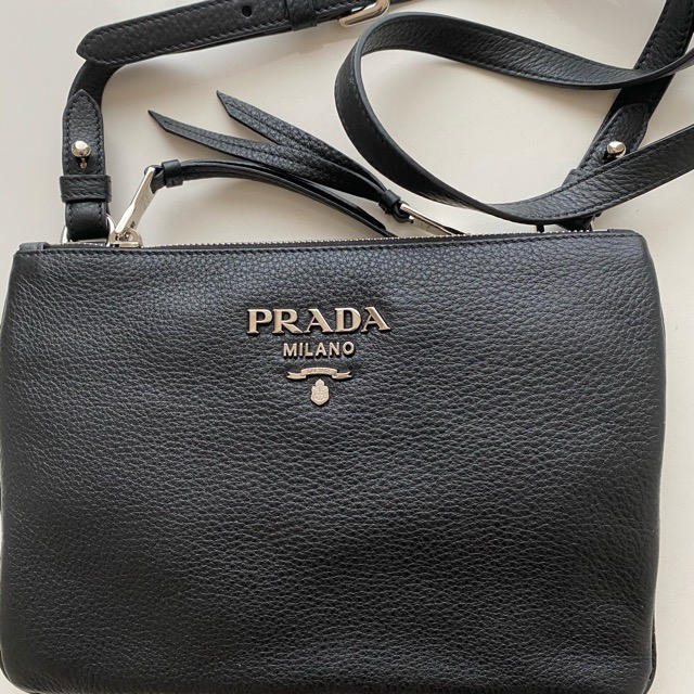 2022年激安 PRADA - PRADA ミニショルダーパッグ Wファスナー 斜めがけ