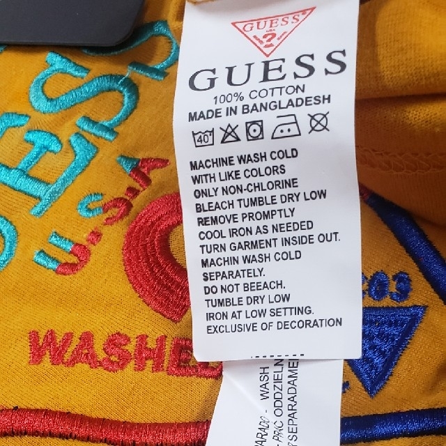 GUESS(ゲス)のGUESS Tシャツ　ビックロゴ刺繍　未使用タグ付き レディースのトップス(Tシャツ(半袖/袖なし))の商品写真